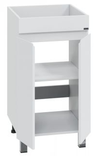 Тумба под раковину для стиральной машины СанТа Марс 700312 напольная 48см белый